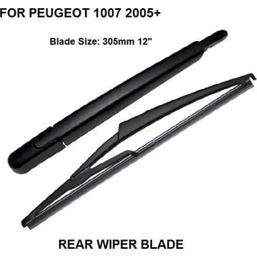 FOR PEUGEOT 1007 HATCHBACK 04-09 305MM 30.5cm REAR WINDSCREEN WIPER ARM BLADE KIT NEW