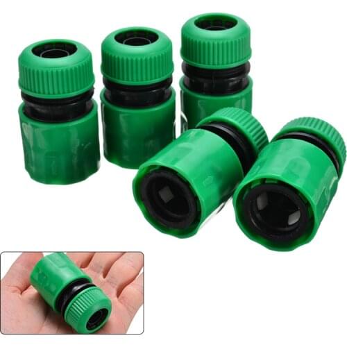 5Pcs Tap Water Hose Pipe 1/2 Inch Quick Connectors Irrigations Thread Joint System Garden Water Connectors