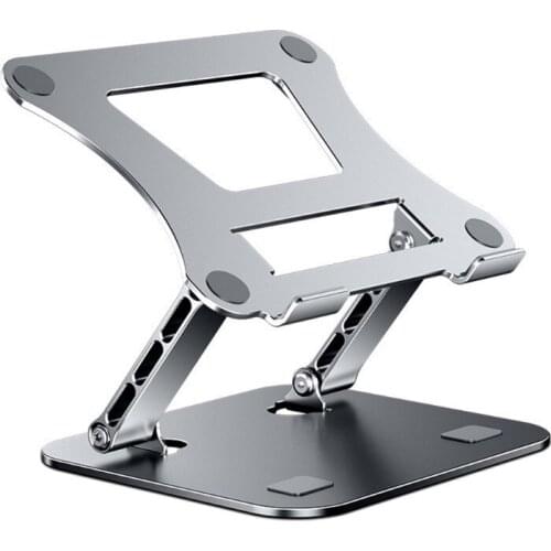 Foldable Laptop Stand Adjustable Aluminum Alloy Notebook Bracket for 10-17 Inch Portable Notebook PC Cooling Holder