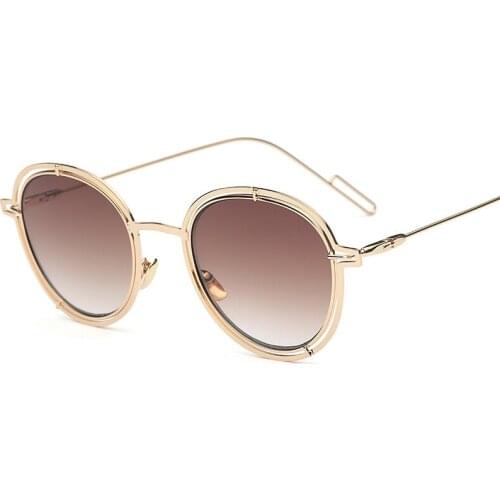 Sunglasses Women Accessories Mens Sun Glasses for Club Vintage Clear Glasses Female Eyewear Oculos Shades 1017DF