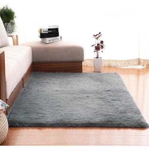 Modern Super Soft Rectangle Carpet Fluffy Rugs Anti-Skid Shaggy Area Rugs Livingroom/Bedroom Carpets Home Deco