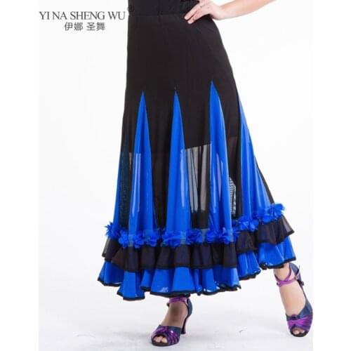 Adult Bellydance Costume Long Skirts Big Swing Ballroom Dance Gypsy Costume Skirt Belly Dance Waltz Indian Oriental Dance Skirts