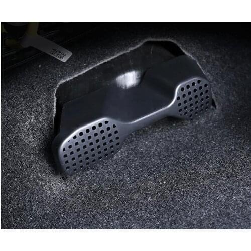ABS seat under the air outlet protection cover anti-blocking leak-proof cover For Mitsubishi Eclipse Cross 2018 2019 Car styling