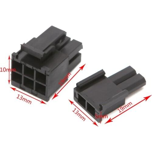 30 Pcs 4.2mm 6+2 Pin Male Power Connector Plastic Shell For PC Graphics Card PCI-E N7MC