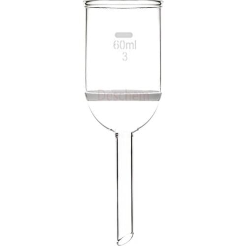 60ml,Lab Glass Buchner Funnel,Coarse Filter,Straight Tube,Chemistry Labware