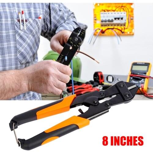 8 inch Bolt Cutter Pliers Alloy Steel Rope Scissors Electrical Wire Cable Cutters Multifunction Chains Jaw Cutting Tools