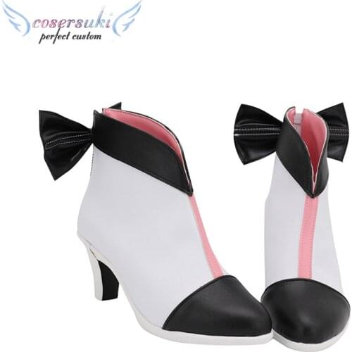 A.I.Channel Kizuna cosplay Shoes Boots Professional Handmade ! Perfect Custom for You