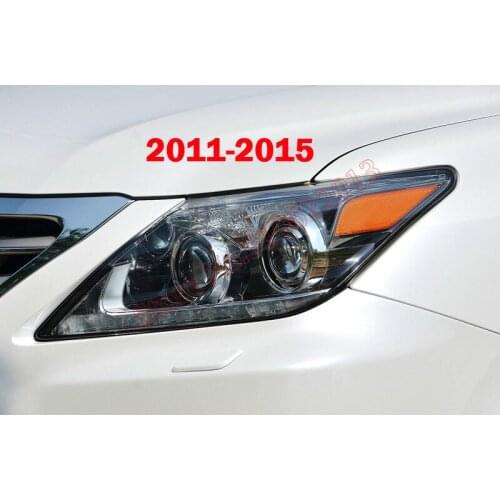 Car Plexiglass Head Light Lampshade Lamp Shell Transparent Lens Front Headlight Cover Replacement For Lexus LX LX570 2011-2019