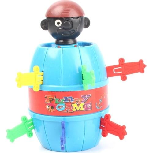 Kids Funny Gadget Pirate Barrel Game Toys for Children Lucky Stab Pop Up Toy Educational Cute Creative Novelty Interesting Gifts