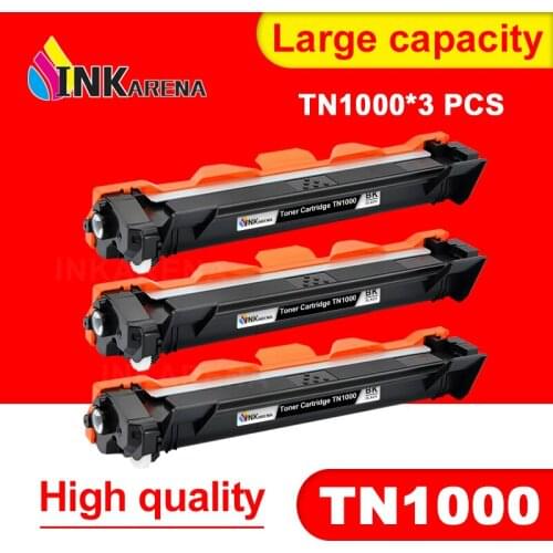 INKARENA TN1000 Toner Cartridge Compatible For Brother TN1030 TN1080 TN1060 TN1070 TN1075 HL-1110 1210 MFC-1810 DCP-1510 1610W