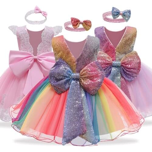 Halloween Girls Princess Dress Costume Lucky Newborn Baby Birthday Party DressFestival Performance Children Evening Dress
