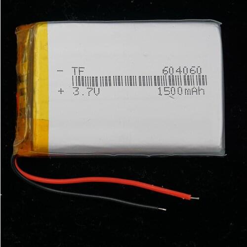 XINJ 3.7V 1500mAh Lithium Polymer li po Battery 604060 For Driving recorder DIY PDA MID Music player E-book phone Portable DVD