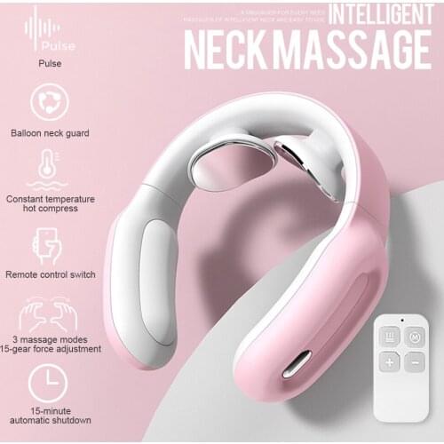 Smart Electric Neck and Shoulder Massager Pain Relief Tool Health Care Relaxation Cervical Vertebra Physiotherapy Health Care