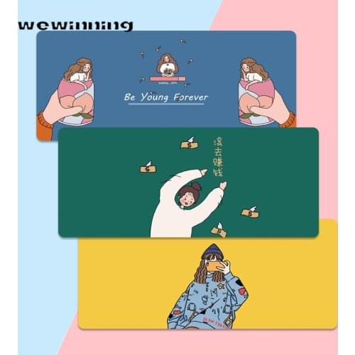 Cute Gaming Mouse Pad Extra Large XXL 700x300 Gamer Keyboard Mousepad Waterproof Maus Pad Desk Mouse Mat Game Accessories