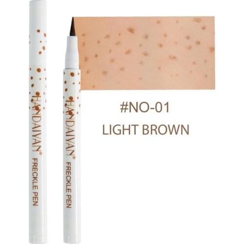 Natural Lifelike Freckle Pen Soft Brown Freckle Pen Makeup Waterproof Dot Spot Pen Create The Most Effortless Sunkissed Look