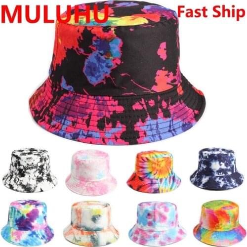 Sonnenhut Damen Colorful Printing Pattern Men Women Cotton Double-Sided Cap Summer Panama Fashion Fold Sun Fishing Fisherman Hat
