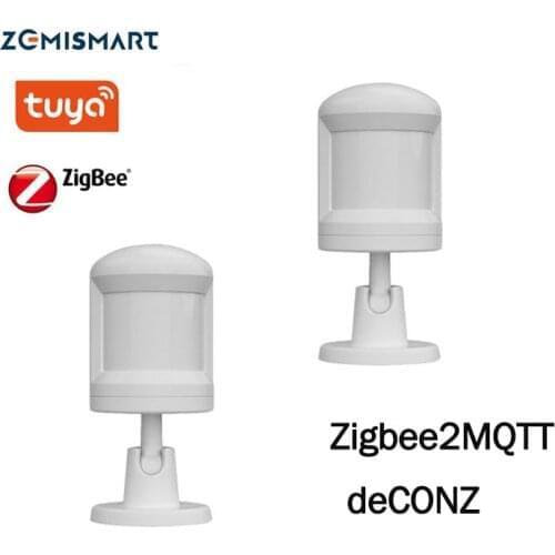 Zemismart Tuya Zigbee 3.0 Smart PIR Motion Sensor Detector Smart Sensor Home Security System Motion Sensor Zigbee2MQTT deCONZ