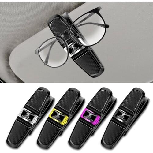 Car Styling Sun Visor Glasses Holder Interior Organize Accessories For Peugeot 206 308 307 3008 207 208 407 103sp 508 2008 5008
