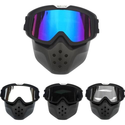 Stylish Cycling Goggles Glasses Retro Mask Mirror Windproof Eye Protection Outdoor Skiing Motorcycle Racing Cycling Glasses