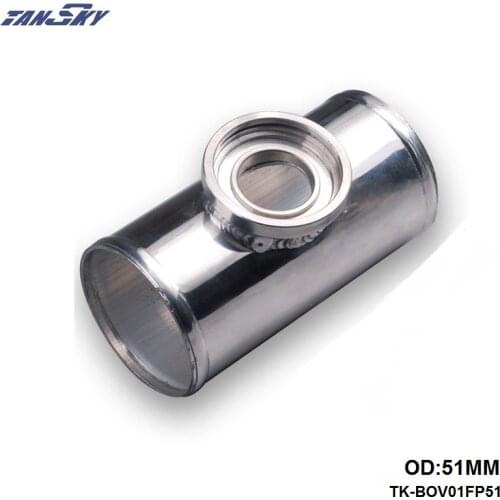 UNIVERSAL 51MM 2" TURBO ALUMINUM FLANGE PIPE TUBE SSQV SQV BOV BLOW OFF VALVE For GM Chevy Chevrolet Camaro TK-BOV01FP51