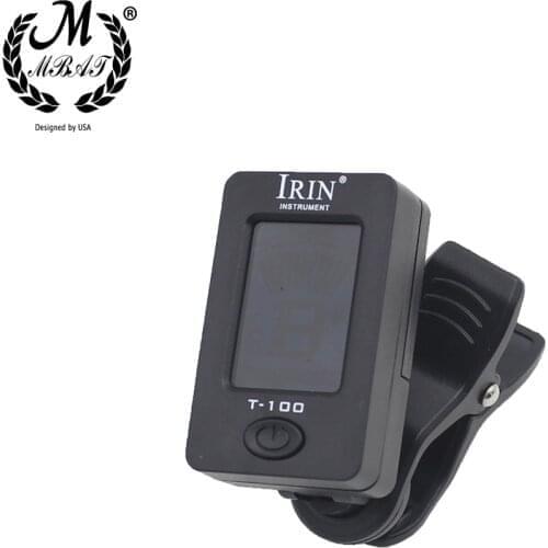 M MBAT Rotatable Clip-on Tuner LED Display ,Electric Guitar Acoustic Bass Ukulele Violin String Musical Instrument Accessories