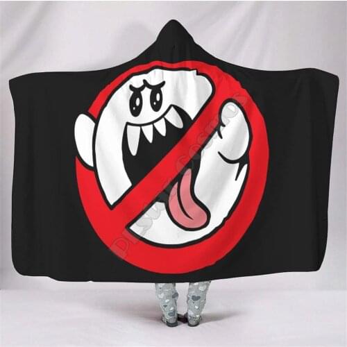 Funny Cartoon Hooded Blanket 3D print Wearable Blanket Adults men women Polynesian Drop Shipping 06
