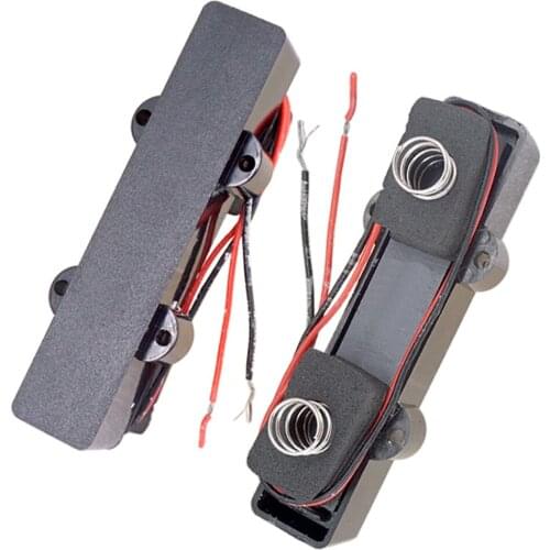 2pcs Black 4 String JB Jazz Bass Pickup Neck&Bridge for Electric Bass Parts