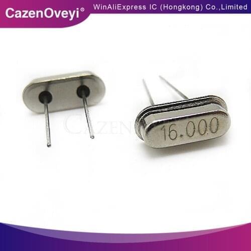 20pcs/lot hc-49s 16MHz Oscillator quartz resonator HC49S 49S 16M 16.000mhz DIP-2 crystal In Stock
