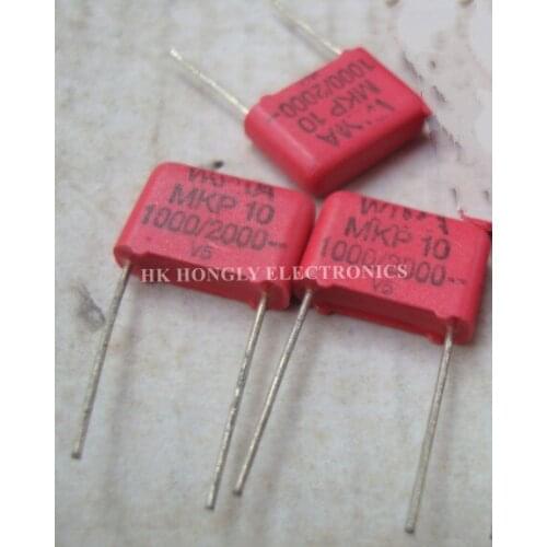 30PCS 1000PF 2000V MKP10 P=10mm Film Capacitor