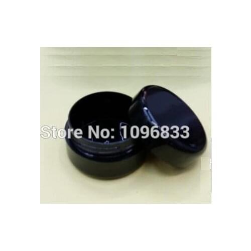 5g Jar, Black Cream Jar, 5G Cream Jar, Cosmetic Container, Cream Sample Jar, Plastic box, Cosmetic Packing Container, 48PCS/Lot