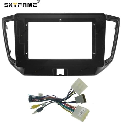 SKYFAME Car Frame Cable For NISSAN Venucia T70 2015-2017 Screen Dask Kit Fascia Frame