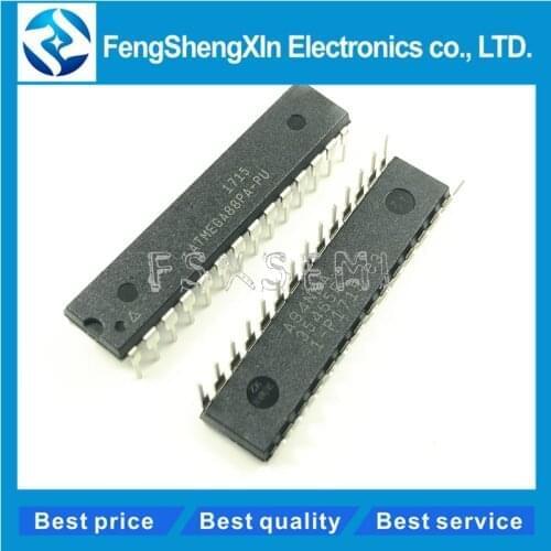 ATMEGA88PA-PU ATMEGA88 DIP-28 8-bit Microcontroller with 8K Bytes In-System Programmable Flash