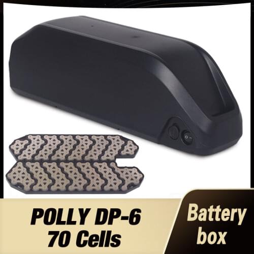 Battery box Battery Case Polly Down Tube Downtube E-bike Electric bike 10S 6P 7P 13S 14S 5P Nickle strips 18650 cells