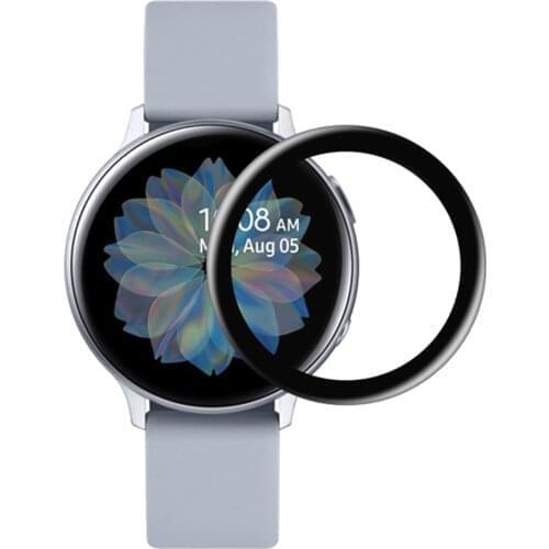 For Galaxy Watch Active2 44mm Screen Protector Full Coverage Tempered Glass Film for Samsung active 2 40mm Anti-Scratch cover