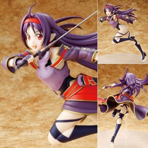Anime Sword Art Online II SAO Mothers Rosario Konno Yuuki 1/7 Scale Action Figure PVC 18cm Model Decoration Doll Toys for Gifts