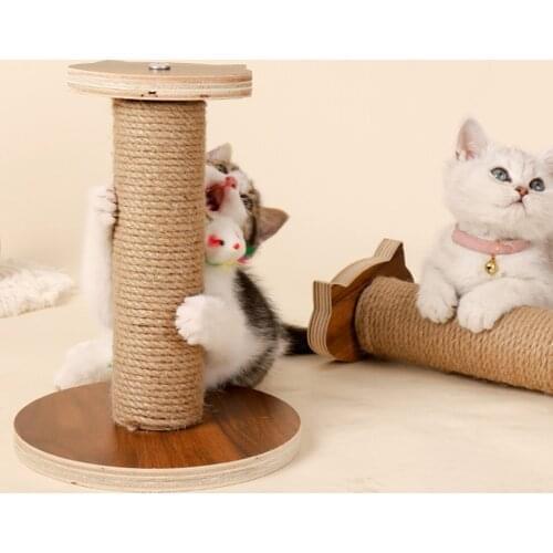 Cat Interactive Toys Tracking Scratching Posts Grab Column Cats Protecting Furniture For Pet Kitten Scratching Post Accessories