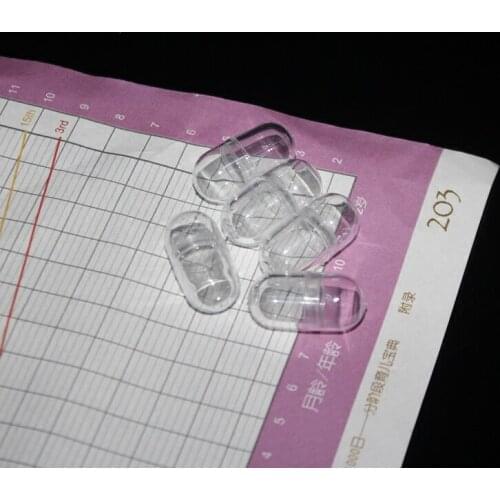 Mini plastic shell universal bottle capsule bottle sample bottle small box portable travel storage 100pcs free shipping