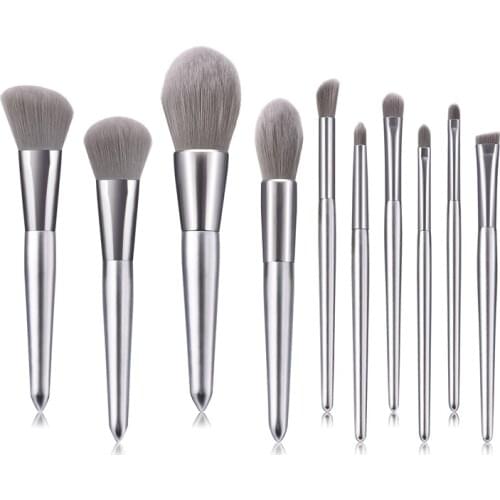 10pcs/set Makeup brushes set professional foundation brushes Synthetic hair Powder Blusher Eyeshadow make up brush kit T10156