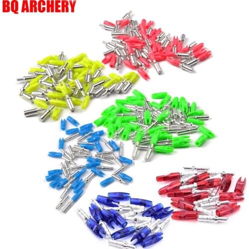 12Pcs Archery Arrow Nocks Pin Nock ID4.2mm DIY Accessories for Compound Recurve Bow Crossbow Shooting Archery Outdoor