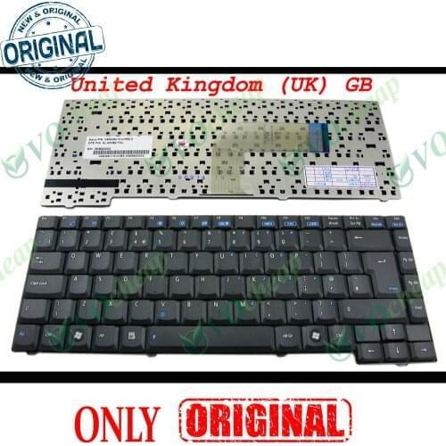 New Laptop keyboard for Asus A3A A3E A3H A3V F5 F5R F5V F5Z F5S G2 Series Black UK GB Version - 9J.N5382.F0U