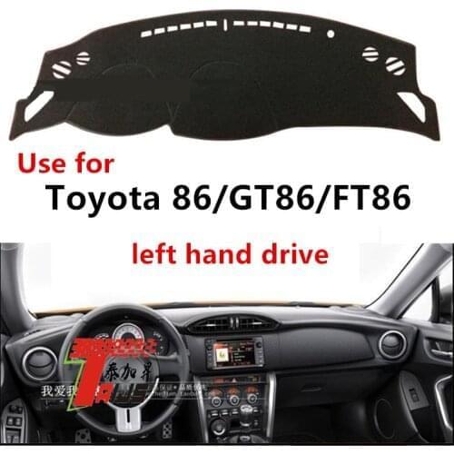 TAIJS Factory New Arrival Left Hand Drive Car Dashboard MAT Cover Used for TOYOTA 86 GT86 FT86
