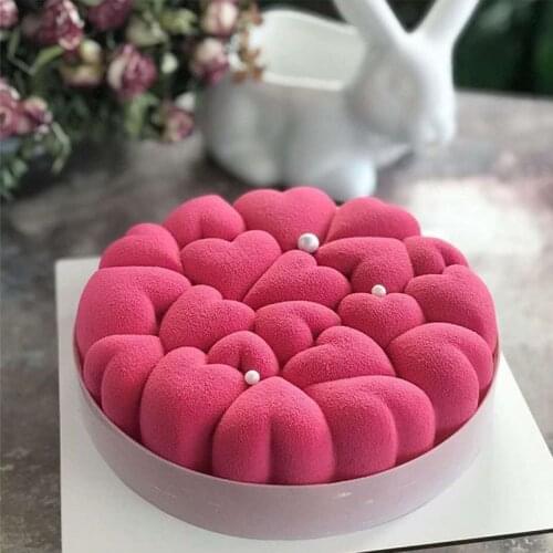 Cake silicone mold cake ring cake handmade mold party dessert decoration tool mousse baking mold kitchen pastry mold