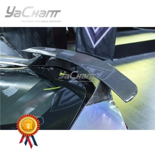 Car-Styling Carbon Fiber Trunk GT Spoiler Fit For 2014-2017 i8 Electric BSK Style Rear Spoiler Wing