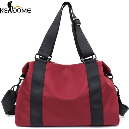 Outdoor Gym Bags Waterproof Oxford Sports Men Women Training Fitness Travel Handbag Yoga Pack Sac Sport Training Handbag X515D