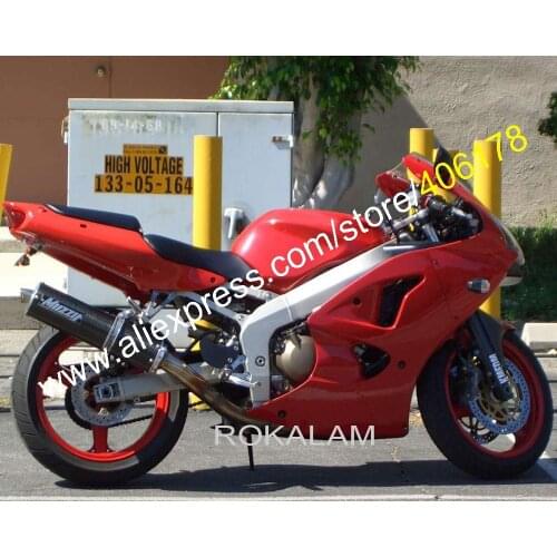 Hi-Grade ABS Fairing Kit For Kawasaki ZX 6R 00-02 ZX-6R ZX6R 636 ZX 6R 2000 2001 2002 Red Fairings Kit (Injection Molding)