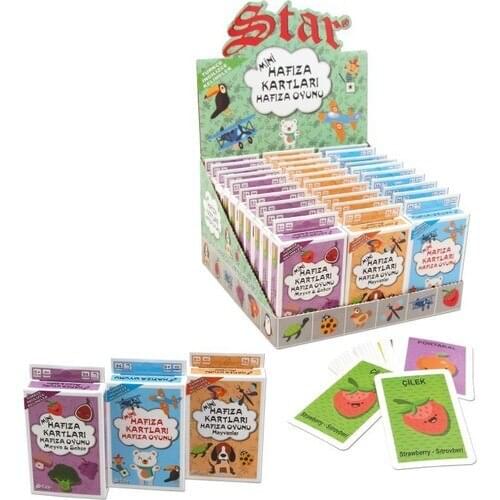 Star Play Instruments Memory Game Cards Entertainment Game Puzzle Intelligence