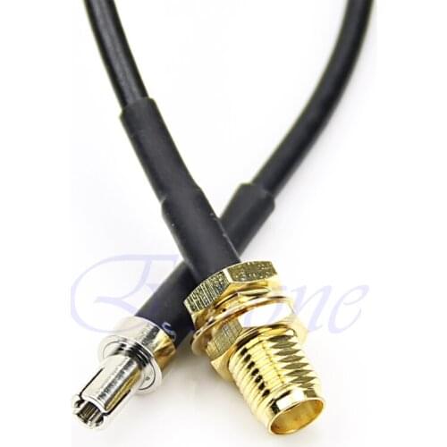 1PC TS9 Straight To RP-SMA Female Pigtail Connector Adapter Cable New