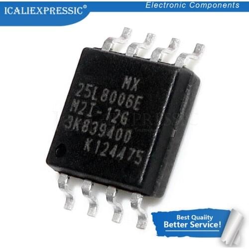 10PCS MX25L8006EM2I-12G SOP8 25L8006EM2I-12G SOP MX25L8006E MX25L8006 25L8006E SOP-8 MX25L8006EM2I-12 25L8006EM2I-12