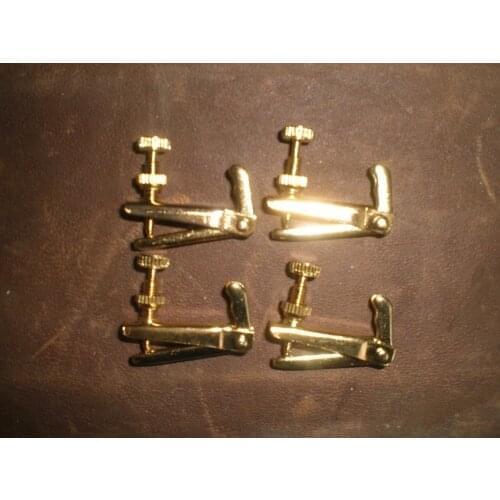 12 PCs Gold Color Violin Fine tuner Fiddle String Adjuster