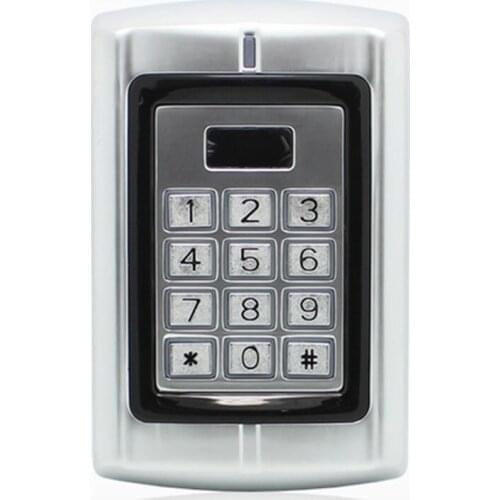 2000 User Metal 125KHZ ID Card Password Non-Contact Rain-proof Door Access Control